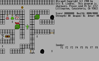 Escape atari screenshot